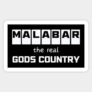 MALABAR - THE REAL GODS COUNTRY Sticker